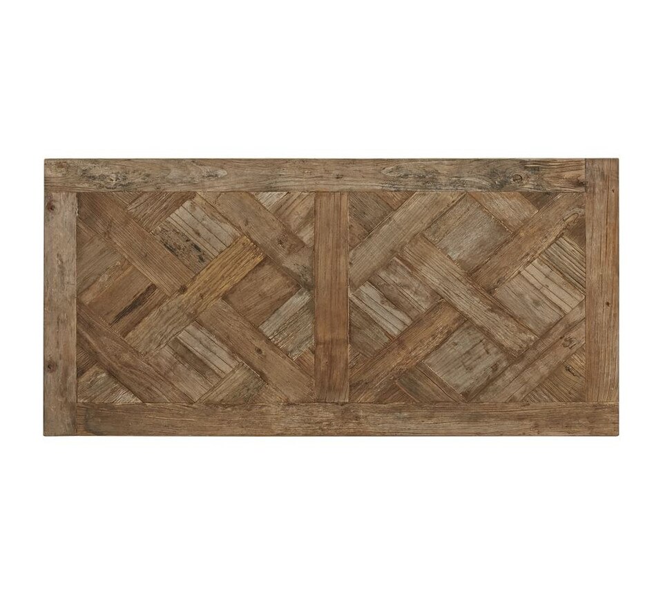 Parquet 137 cm Rectangular Reclaimed Wood Coffee Table Pottery Barn